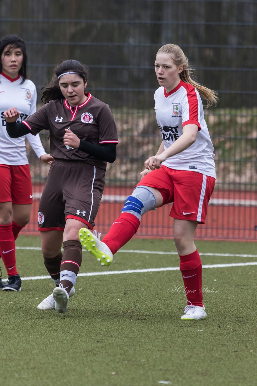 Bild 318 - B-Juniorinnen Walddoerfer - St.Pauli : Ergebnis: 4:1